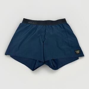 WOLACO Spring Shorts Gym Shorts Navy Blue Athletic Workout Training Women Medium